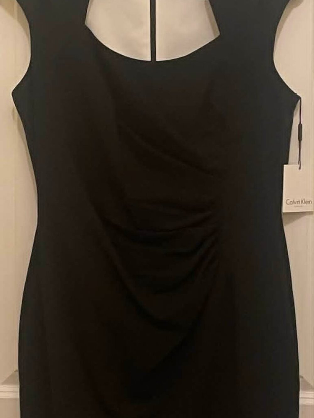 Women’s Calvin Klein NWT Black A-Line Dress, Size 12 - Picture 3 of 9